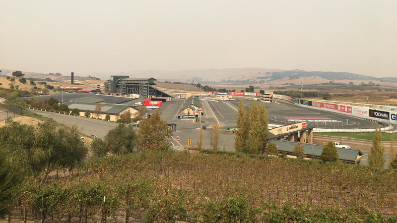 Illustration for article titled California Wildfires Barely Miss NASCAR's Sonoma Raceway